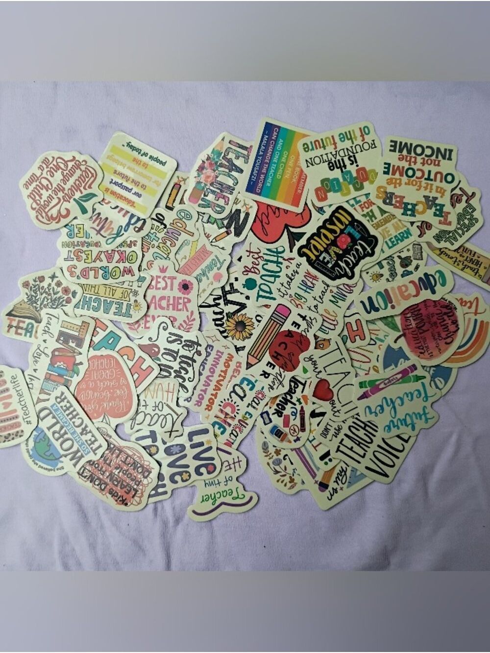 NWT Teacher Appreciation Glow In The Dark Sticker Set